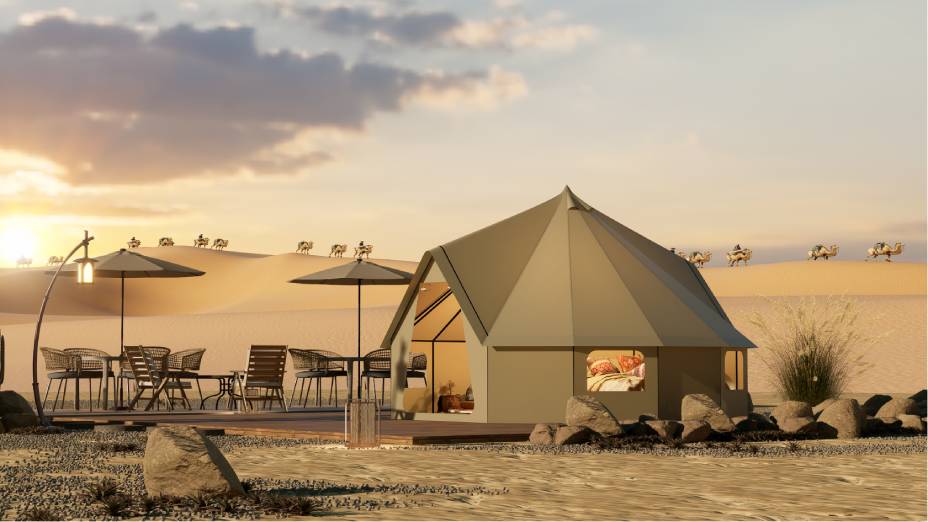 白碱滩区露营酒店帐篷厂家